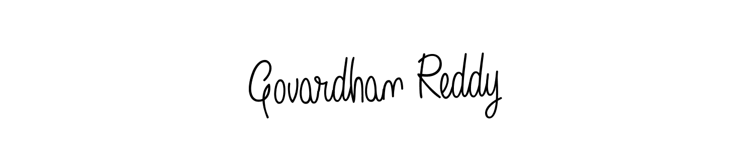Govardhan Reddy stylish signature style. Best Handwritten Sign (Angelique-Rose-font-FFP) for my name. Handwritten Signature Collection Ideas for my name Govardhan Reddy. Govardhan Reddy signature style 5 images and pictures png