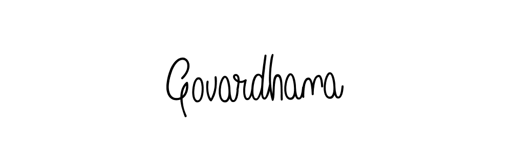 Govardhana stylish signature style. Best Handwritten Sign (Angelique-Rose-font-FFP) for my name. Handwritten Signature Collection Ideas for my name Govardhana. Govardhana signature style 5 images and pictures png