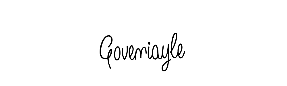 How to Draw Goveniayle signature style? Angelique-Rose-font-FFP is a latest design signature styles for name Goveniayle. Goveniayle signature style 5 images and pictures png