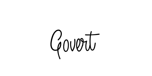 You should practise on your own different ways (Angelique-Rose-font-FFP) to write your name (Govert) in signature. don't let someone else do it for you. Govert signature style 5 images and pictures png