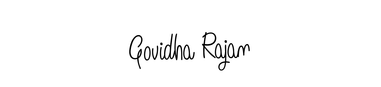 Angelique-Rose-font-FFP is a professional signature style that is perfect for those who want to add a touch of class to their signature. It is also a great choice for those who want to make their signature more unique. Get Govidha Rajan name to fancy signature for free. Govidha Rajan signature style 5 images and pictures png
