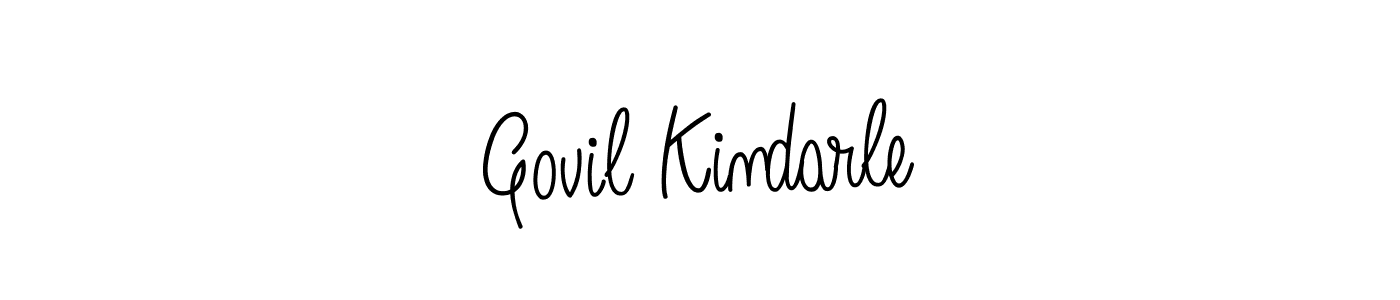 Create a beautiful signature design for name Govil Kindarle. With this signature (Angelique-Rose-font-FFP) fonts, you can make a handwritten signature for free. Govil Kindarle signature style 5 images and pictures png
