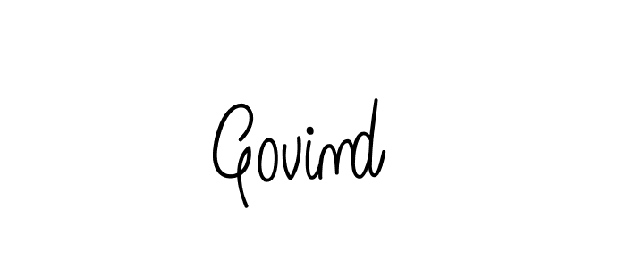 Govind  stylish signature style. Best Handwritten Sign (Angelique-Rose-font-FFP) for my name. Handwritten Signature Collection Ideas for my name Govind . Govind  signature style 5 images and pictures png
