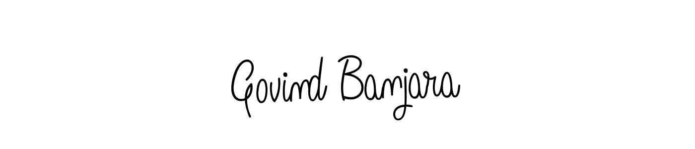 Create a beautiful signature design for name Govind Banjara. With this signature (Angelique-Rose-font-FFP) fonts, you can make a handwritten signature for free. Govind Banjara signature style 5 images and pictures png