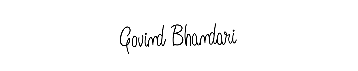 Make a short Govind Bhandari signature style. Manage your documents anywhere anytime using Angelique-Rose-font-FFP. Create and add eSignatures, submit forms, share and send files easily. Govind Bhandari signature style 5 images and pictures png