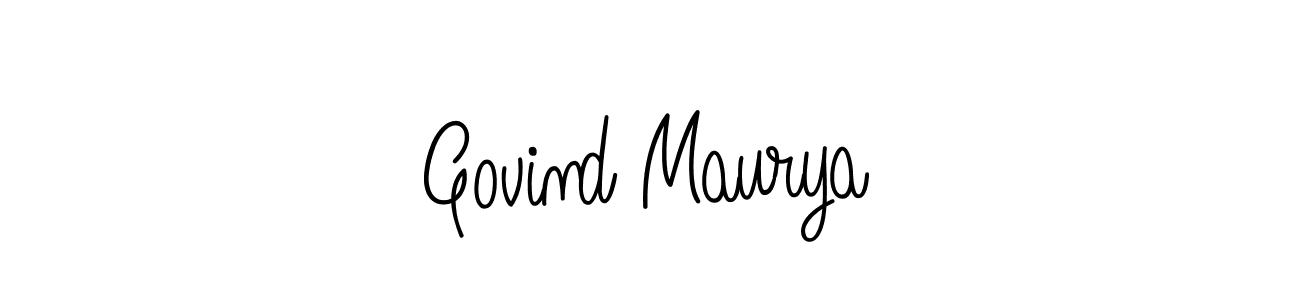 How to Draw Govind Maurya signature style? Angelique-Rose-font-FFP is a latest design signature styles for name Govind Maurya. Govind Maurya signature style 5 images and pictures png