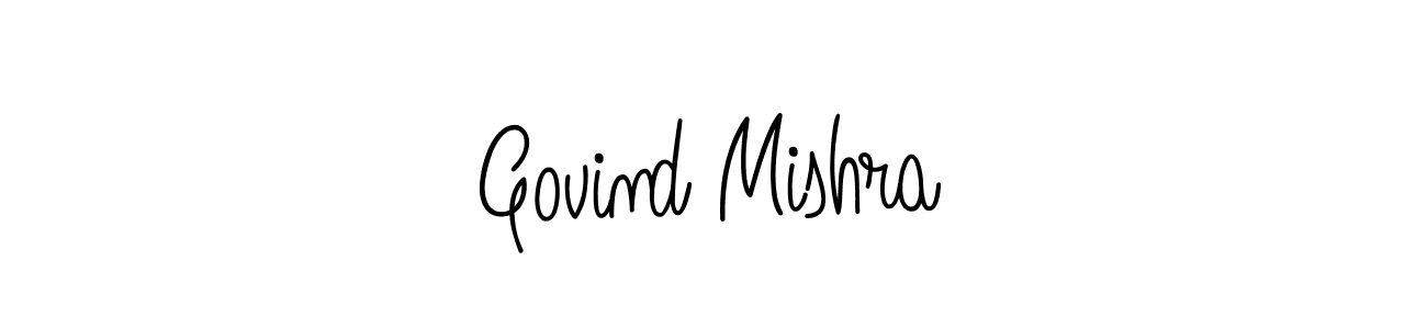 How to make Govind Mishra signature? Angelique-Rose-font-FFP is a professional autograph style. Create handwritten signature for Govind Mishra name. Govind Mishra signature style 5 images and pictures png