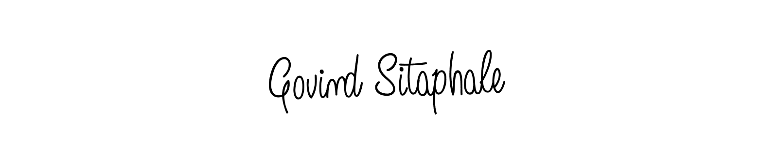 How to make Govind Sitaphale signature? Angelique-Rose-font-FFP is a professional autograph style. Create handwritten signature for Govind Sitaphale name. Govind Sitaphale signature style 5 images and pictures png