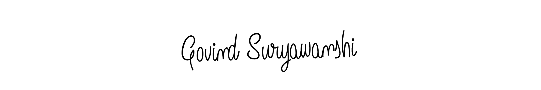 How to make Govind Suryawanshi signature? Angelique-Rose-font-FFP is a professional autograph style. Create handwritten signature for Govind Suryawanshi name. Govind Suryawanshi signature style 5 images and pictures png