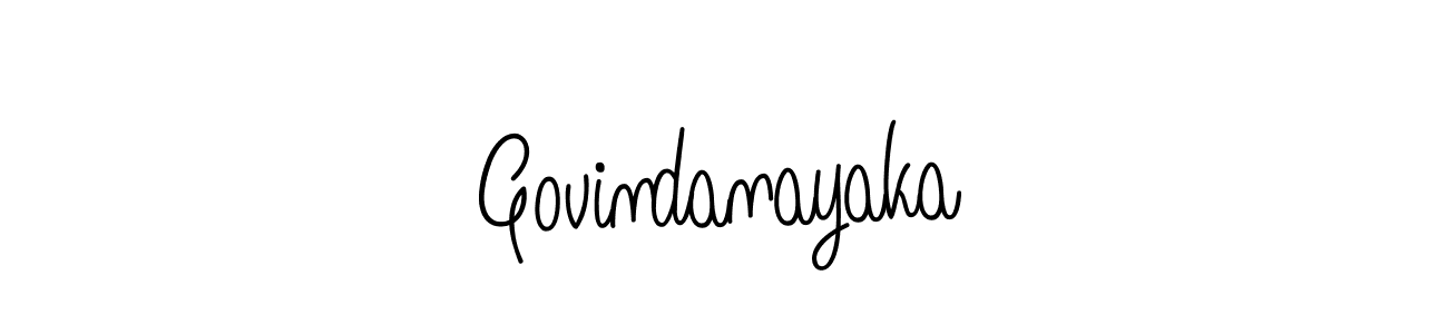 How to Draw Govindanayaka signature style? Angelique-Rose-font-FFP is a latest design signature styles for name Govindanayaka. Govindanayaka signature style 5 images and pictures png