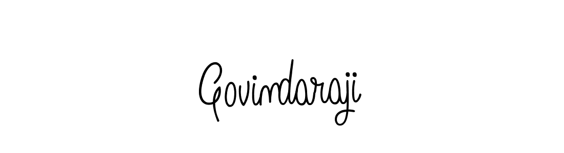 The best way (Angelique-Rose-font-FFP) to make a short signature is to pick only two or three words in your name. The name Govindaraji include a total of six letters. For converting this name. Govindaraji signature style 5 images and pictures png