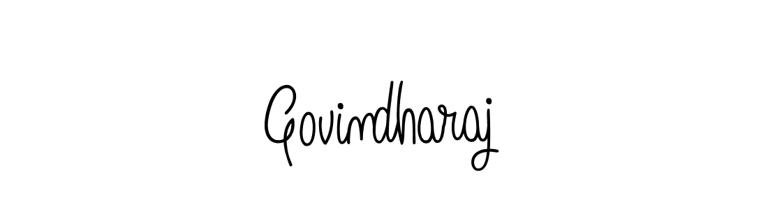 Make a beautiful signature design for name Govindharaj. With this signature (Angelique-Rose-font-FFP) style, you can create a handwritten signature for free. Govindharaj signature style 5 images and pictures png