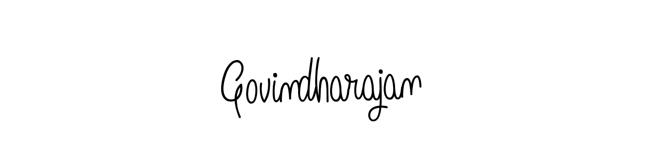 Govindharajan stylish signature style. Best Handwritten Sign (Angelique-Rose-font-FFP) for my name. Handwritten Signature Collection Ideas for my name Govindharajan. Govindharajan signature style 5 images and pictures png