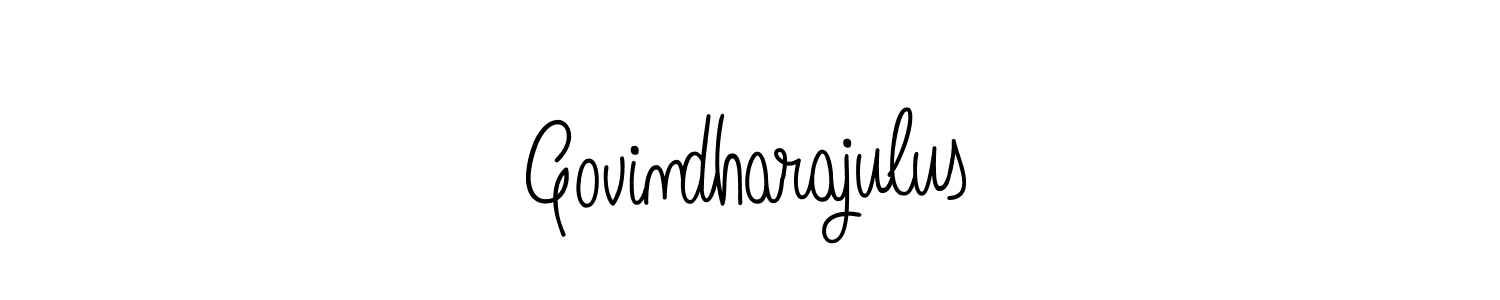 How to make Govindharajulus name signature. Use Angelique-Rose-font-FFP style for creating short signs online. This is the latest handwritten sign. Govindharajulus signature style 5 images and pictures png