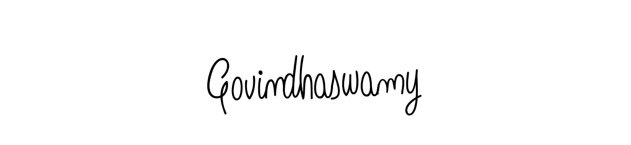 Make a beautiful signature design for name Govindhaswamy. Use this online signature maker to create a handwritten signature for free. Govindhaswamy signature style 5 images and pictures png