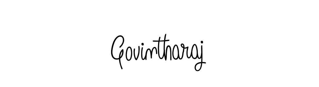 Use a signature maker to create a handwritten signature online. With this signature software, you can design (Angelique-Rose-font-FFP) your own signature for name Govintharaj. Govintharaj signature style 5 images and pictures png