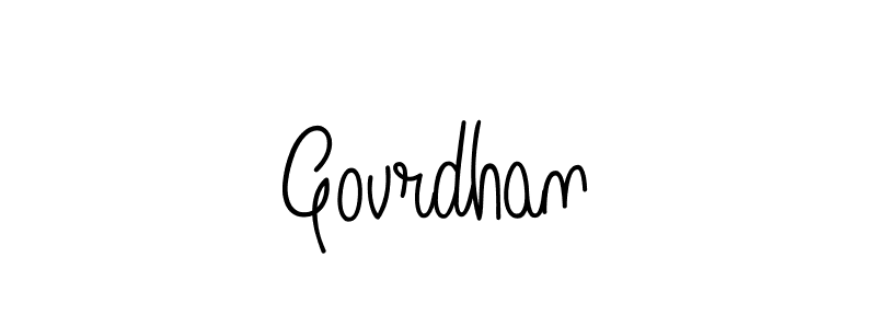 How to Draw Govrdhan signature style? Angelique-Rose-font-FFP is a latest design signature styles for name Govrdhan. Govrdhan signature style 5 images and pictures png