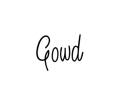 Design your own signature with our free online signature maker. With this signature software, you can create a handwritten (Angelique-Rose-font-FFP) signature for name Gowd. Gowd signature style 5 images and pictures png