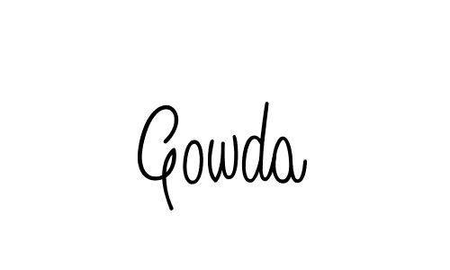 Also we have Gowda name is the best signature style. Create professional handwritten signature collection using Angelique-Rose-font-FFP autograph style. Gowda signature style 5 images and pictures png