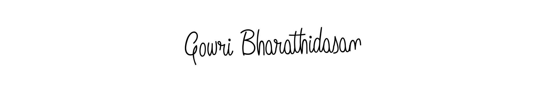 Make a beautiful signature design for name Gowri Bharathidasan. Use this online signature maker to create a handwritten signature for free. Gowri Bharathidasan signature style 5 images and pictures png