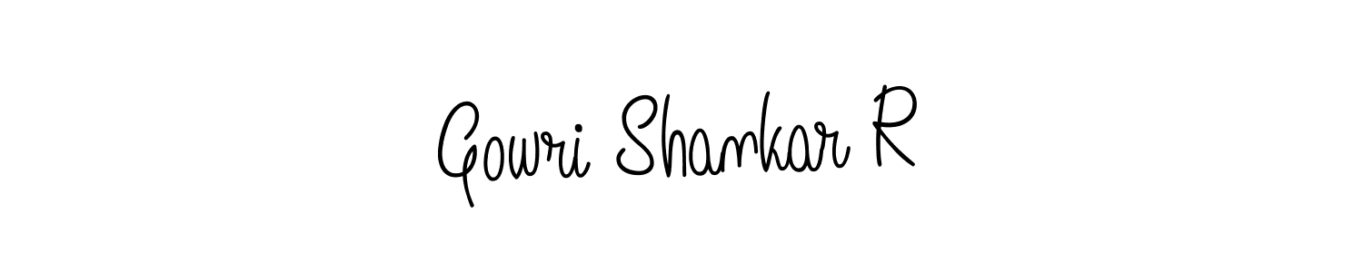 This is the best signature style for the Gowri Shankar R name. Also you like these signature font (Angelique-Rose-font-FFP). Mix name signature. Gowri Shankar R signature style 5 images and pictures png