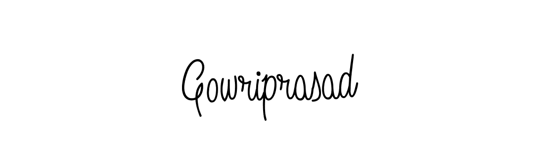 Make a beautiful signature design for name Gowriprasad. Use this online signature maker to create a handwritten signature for free. Gowriprasad signature style 5 images and pictures png