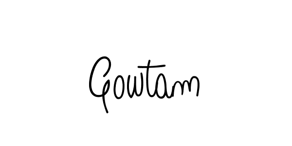 Make a beautiful signature design for name Gowtam. Use this online signature maker to create a handwritten signature for free. Gowtam signature style 5 images and pictures png