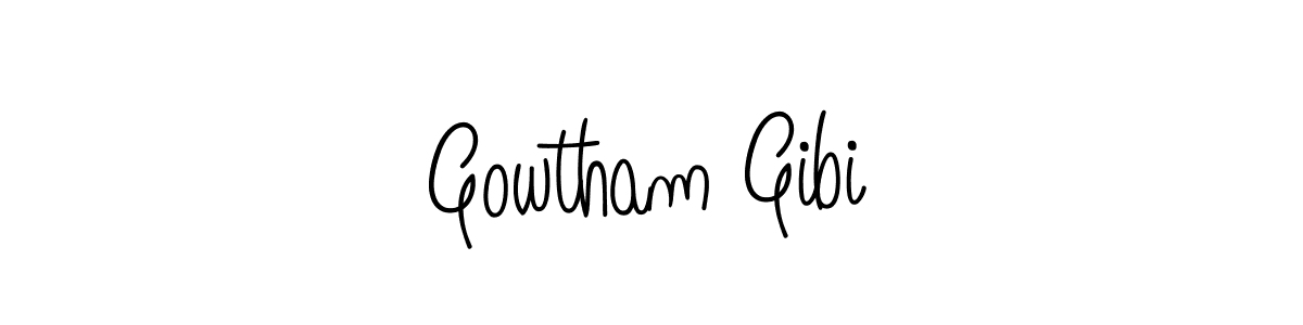 Here are the top 10 professional signature styles for the name Gowtham Gibi. These are the best autograph styles you can use for your name. Gowtham Gibi signature style 5 images and pictures png