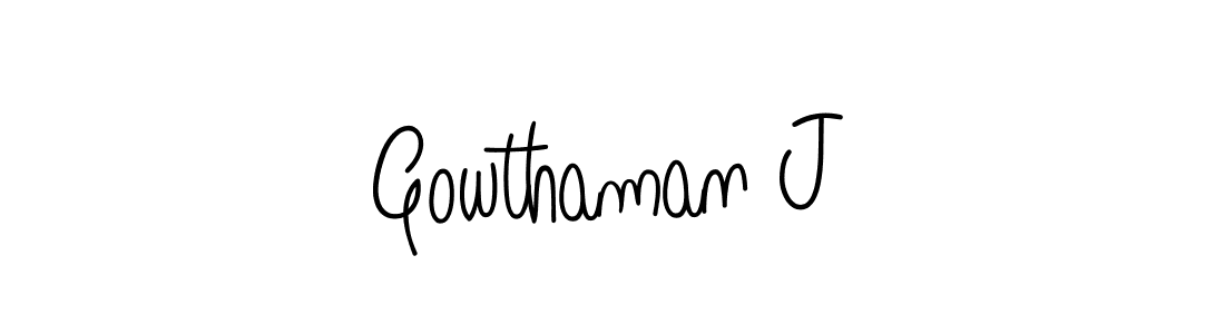 Once you've used our free online signature maker to create your best signature Angelique-Rose-font-FFP style, it's time to enjoy all of the benefits that Gowthaman J name signing documents. Gowthaman J signature style 5 images and pictures png