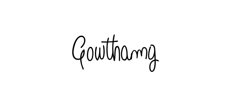 How to Draw Gowthamg signature style? Angelique-Rose-font-FFP is a latest design signature styles for name Gowthamg. Gowthamg signature style 5 images and pictures png
