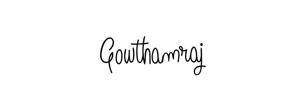 Angelique-Rose-font-FFP is a professional signature style that is perfect for those who want to add a touch of class to their signature. It is also a great choice for those who want to make their signature more unique. Get Gowthamraj name to fancy signature for free. Gowthamraj signature style 5 images and pictures png