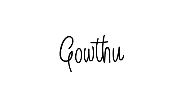Here are the top 10 professional signature styles for the name Gowthu. These are the best autograph styles you can use for your name. Gowthu signature style 5 images and pictures png
