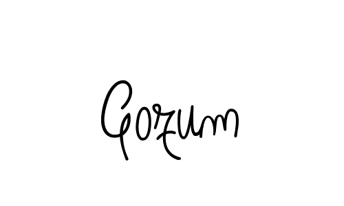 Once you've used our free online signature maker to create your best signature Angelique-Rose-font-FFP style, it's time to enjoy all of the benefits that Gozum name signing documents. Gozum signature style 5 images and pictures png