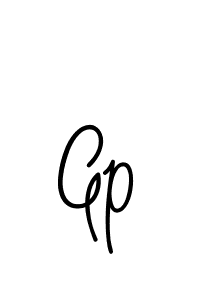 Make a beautiful signature design for name Gp. With this signature (Angelique-Rose-font-FFP) style, you can create a handwritten signature for free. Gp signature style 5 images and pictures png