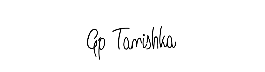 How to Draw Gp Tanishka signature style? Angelique-Rose-font-FFP is a latest design signature styles for name Gp Tanishka. Gp Tanishka signature style 5 images and pictures png