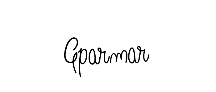 Create a beautiful signature design for name Gparmar. With this signature (Angelique-Rose-font-FFP) fonts, you can make a handwritten signature for free. Gparmar signature style 5 images and pictures png