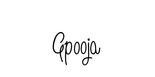 How to Draw Gpooja signature style? Angelique-Rose-font-FFP is a latest design signature styles for name Gpooja. Gpooja signature style 5 images and pictures png