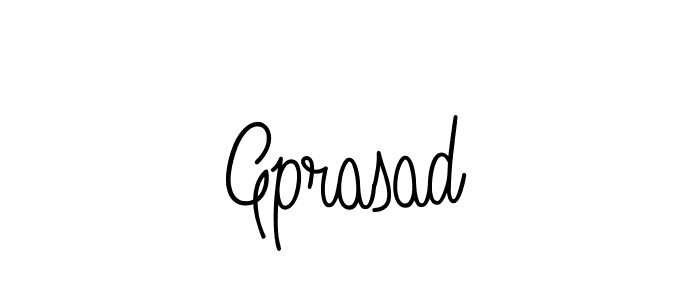 Gprasad stylish signature style. Best Handwritten Sign (Angelique-Rose-font-FFP) for my name. Handwritten Signature Collection Ideas for my name Gprasad. Gprasad signature style 5 images and pictures png