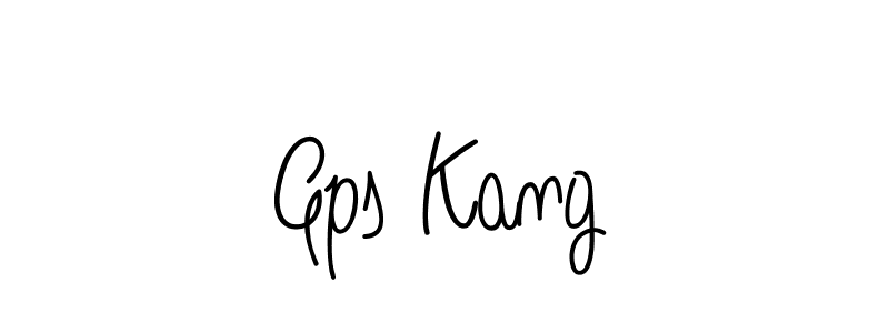 How to Draw Gps Kang signature style? Angelique-Rose-font-FFP is a latest design signature styles for name Gps Kang. Gps Kang signature style 5 images and pictures png