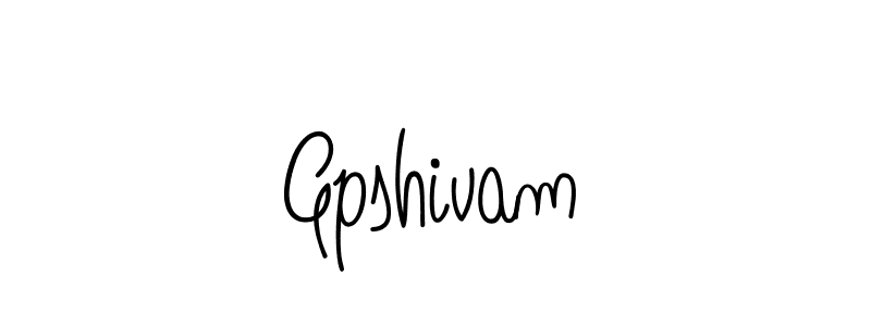 Gpshivam stylish signature style. Best Handwritten Sign (Angelique-Rose-font-FFP) for my name. Handwritten Signature Collection Ideas for my name Gpshivam. Gpshivam signature style 5 images and pictures png