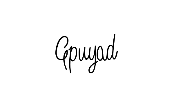 Also we have Gpuyad name is the best signature style. Create professional handwritten signature collection using Angelique-Rose-font-FFP autograph style. Gpuyad signature style 5 images and pictures png