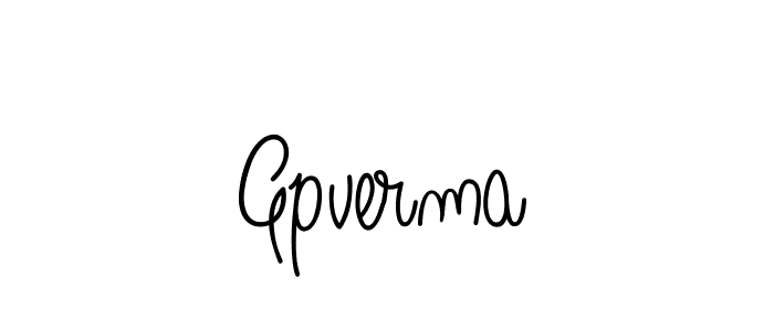 You should practise on your own different ways (Angelique-Rose-font-FFP) to write your name (Gpverma) in signature. don't let someone else do it for you. Gpverma signature style 5 images and pictures png