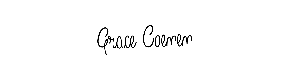 Make a beautiful signature design for name Grace Coenen. With this signature (Angelique-Rose-font-FFP) style, you can create a handwritten signature for free. Grace Coenen signature style 5 images and pictures png