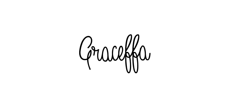 Use a signature maker to create a handwritten signature online. With this signature software, you can design (Angelique-Rose-font-FFP) your own signature for name Graceffa. Graceffa signature style 5 images and pictures png