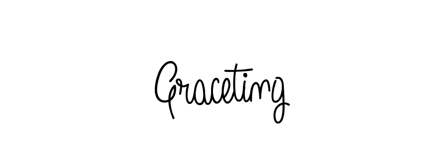 The best way (Angelique-Rose-font-FFP) to make a short signature is to pick only two or three words in your name. The name Graceting include a total of six letters. For converting this name. Graceting signature style 5 images and pictures png