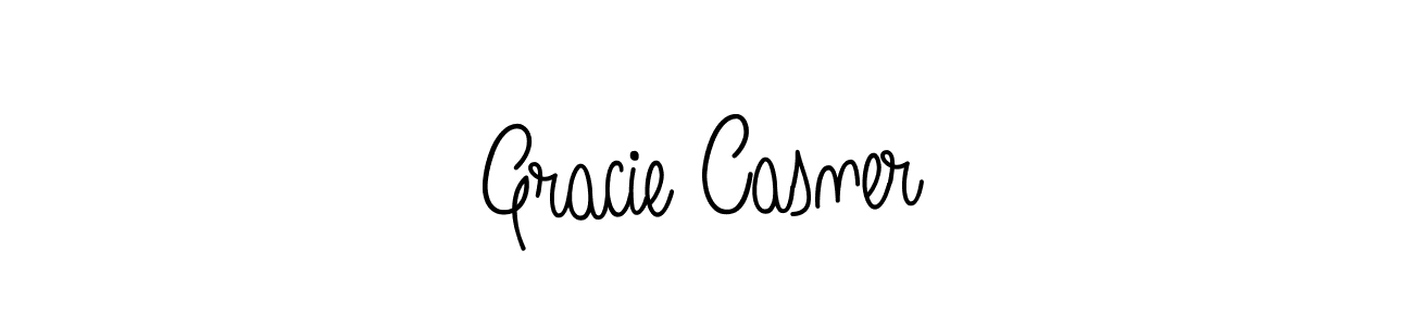 Use a signature maker to create a handwritten signature online. With this signature software, you can design (Angelique-Rose-font-FFP) your own signature for name Gracie Casner. Gracie Casner signature style 5 images and pictures png