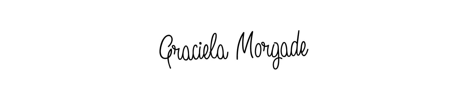 It looks lik you need a new signature style for name Graciela Morgade. Design unique handwritten (Angelique-Rose-font-FFP) signature with our free signature maker in just a few clicks. Graciela Morgade signature style 5 images and pictures png