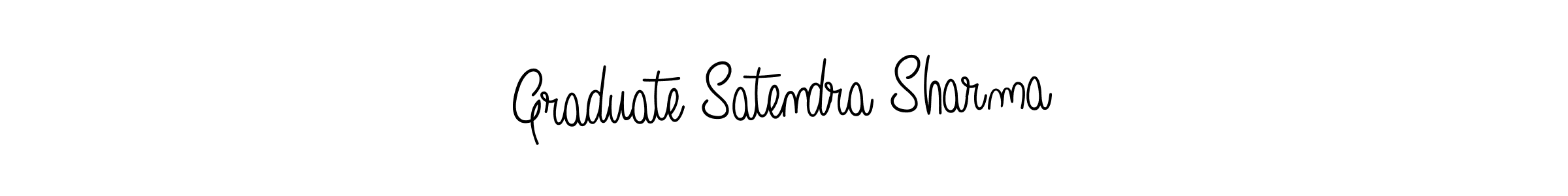 Graduate Satendra Sharma stylish signature style. Best Handwritten Sign (Angelique-Rose-font-FFP) for my name. Handwritten Signature Collection Ideas for my name Graduate Satendra Sharma. Graduate Satendra Sharma signature style 5 images and pictures png
