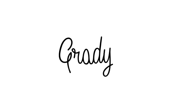 Create a beautiful signature design for name Grady . With this signature (Angelique-Rose-font-FFP) fonts, you can make a handwritten signature for free. Grady  signature style 5 images and pictures png