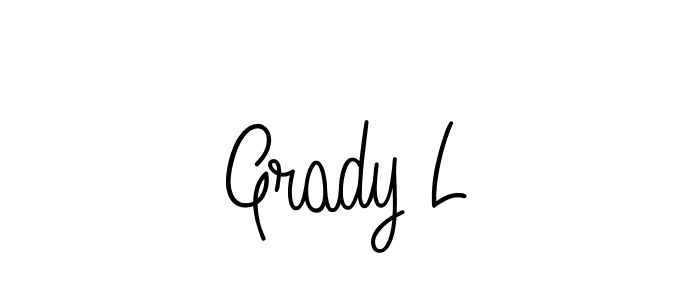 This is the best signature style for the Grady L name. Also you like these signature font (Angelique-Rose-font-FFP). Mix name signature. Grady L signature style 5 images and pictures png